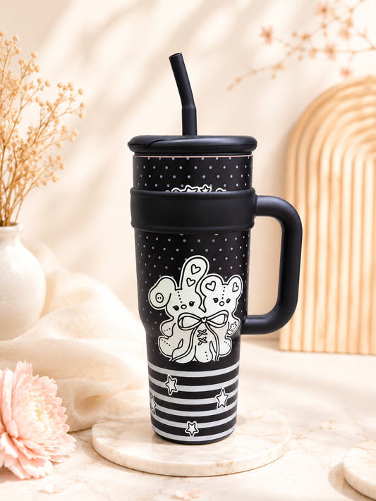 Handled Straw Tumbler