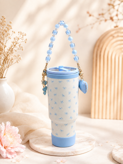Bow Tumbler with Charms