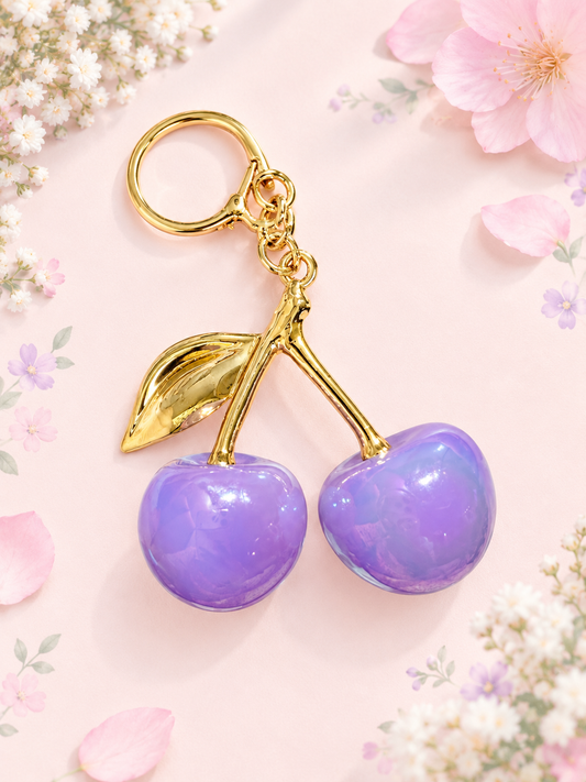 Cherry Charm Keychain