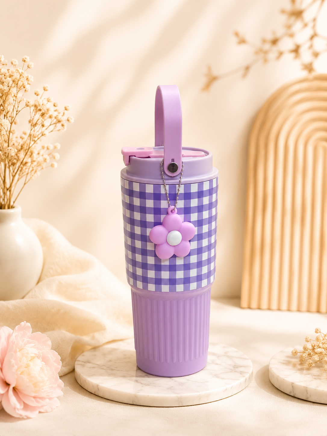 3D flower tumbler